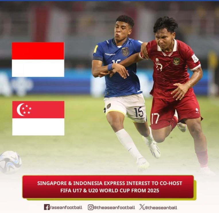 Singapore và Indonesia quan tâm đến việc tổ chức World Cup từ năm 2025.